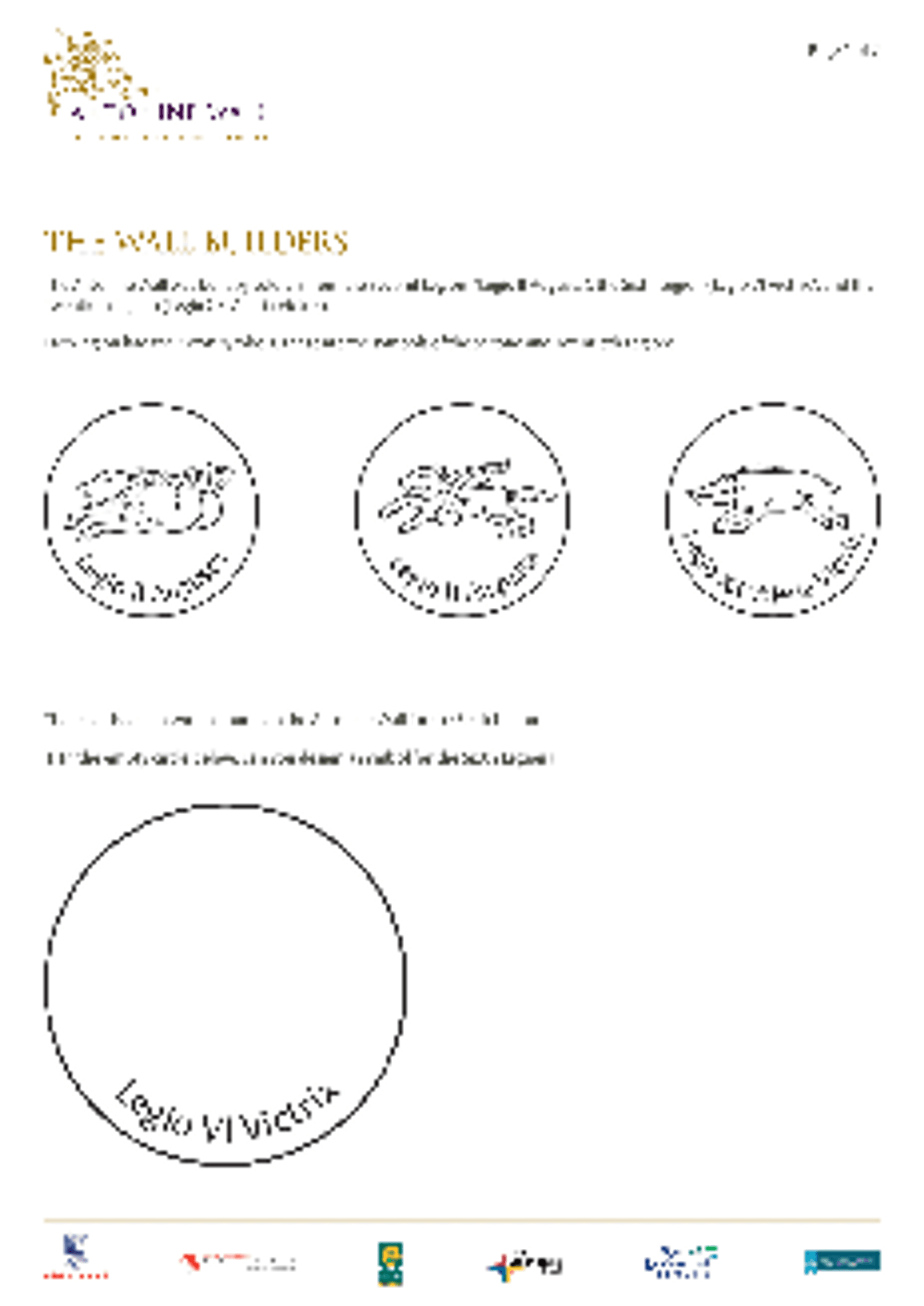 HS Wall Builders worksheet AW 1 HS Wall Builders worksheet AW 1